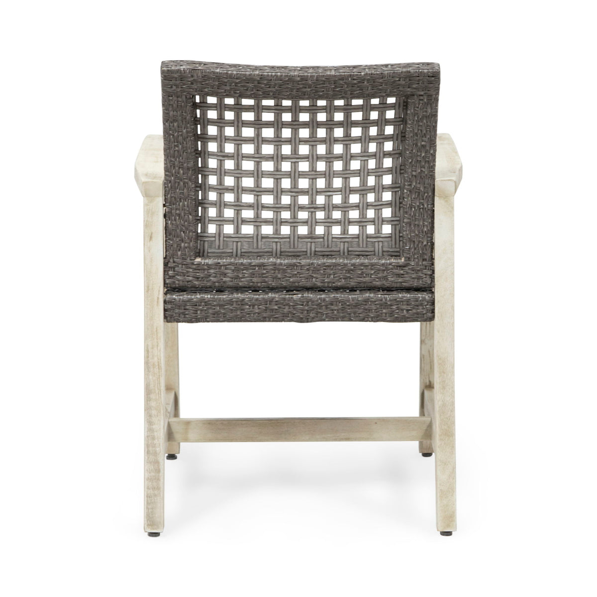 Outdoor Dining Chair Acacia Wood Frame (Set of 2)