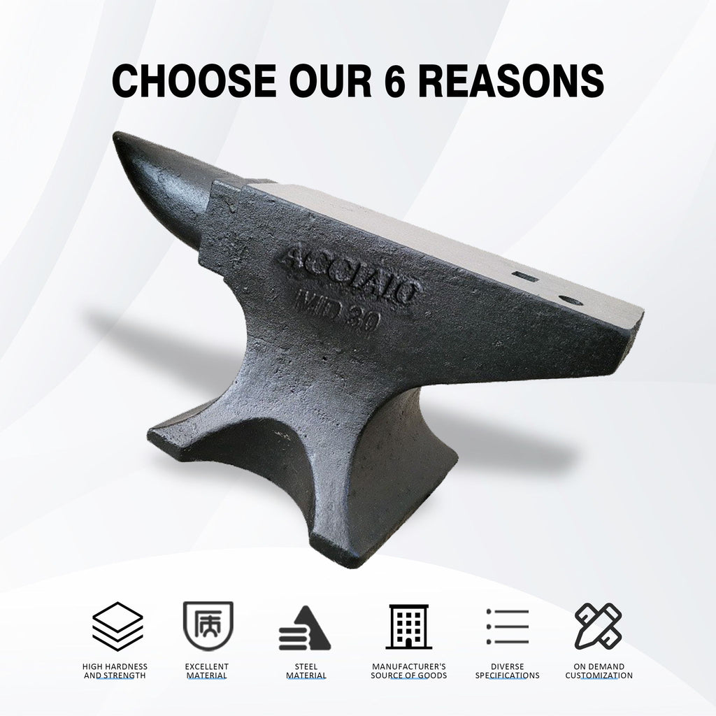 Single Horn Anvil 66Lbs Cast Steel Anvil smith For Sale Forge Tools And Equipment Anvil Rugged Round Horn Anvil smith Jewelers Metalsmith smith Tool - Black