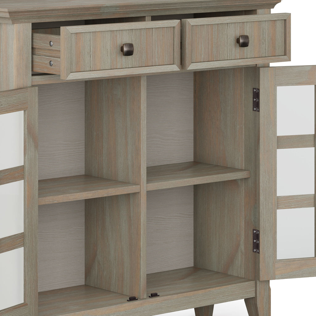 Acadian - Entryway Storage Cabinet - Light Brown