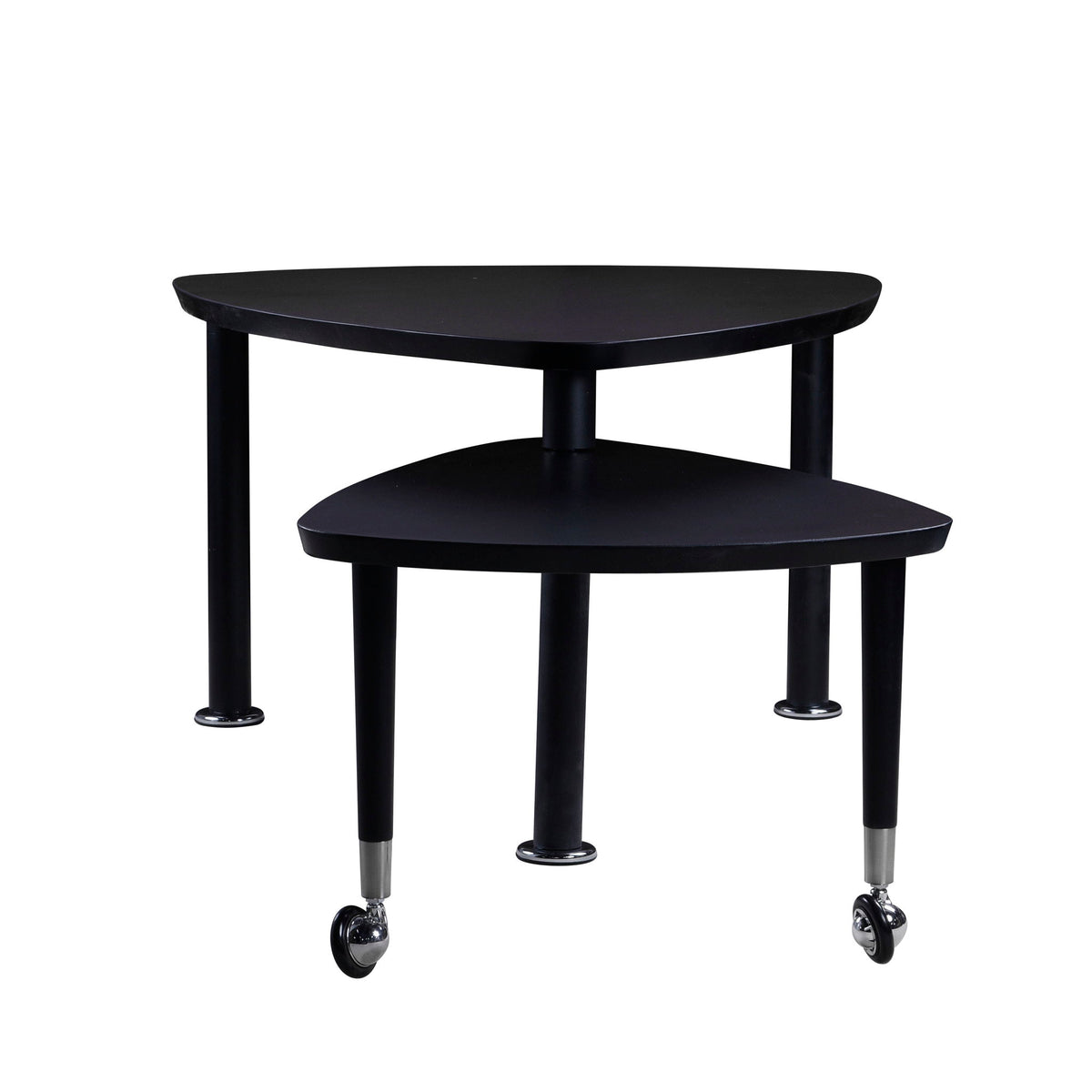360 Degree Rotatable Coffee Table With Solid Legs