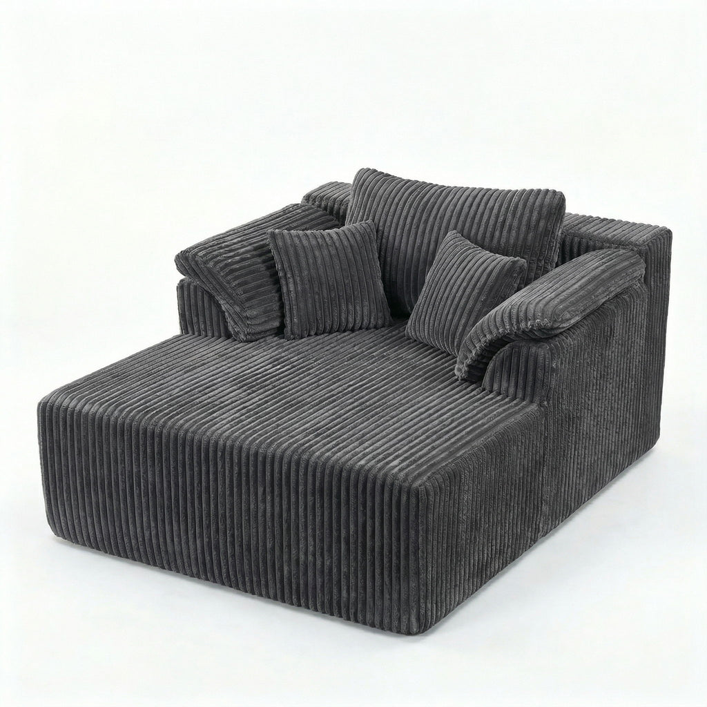 Chaise Lounge Chair, Deep Seat Sleeper Couch For Living Room