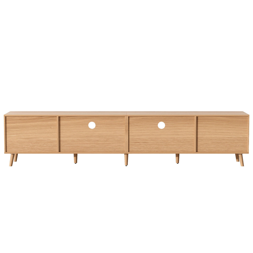 TV Stand, Media Console With Cable Management