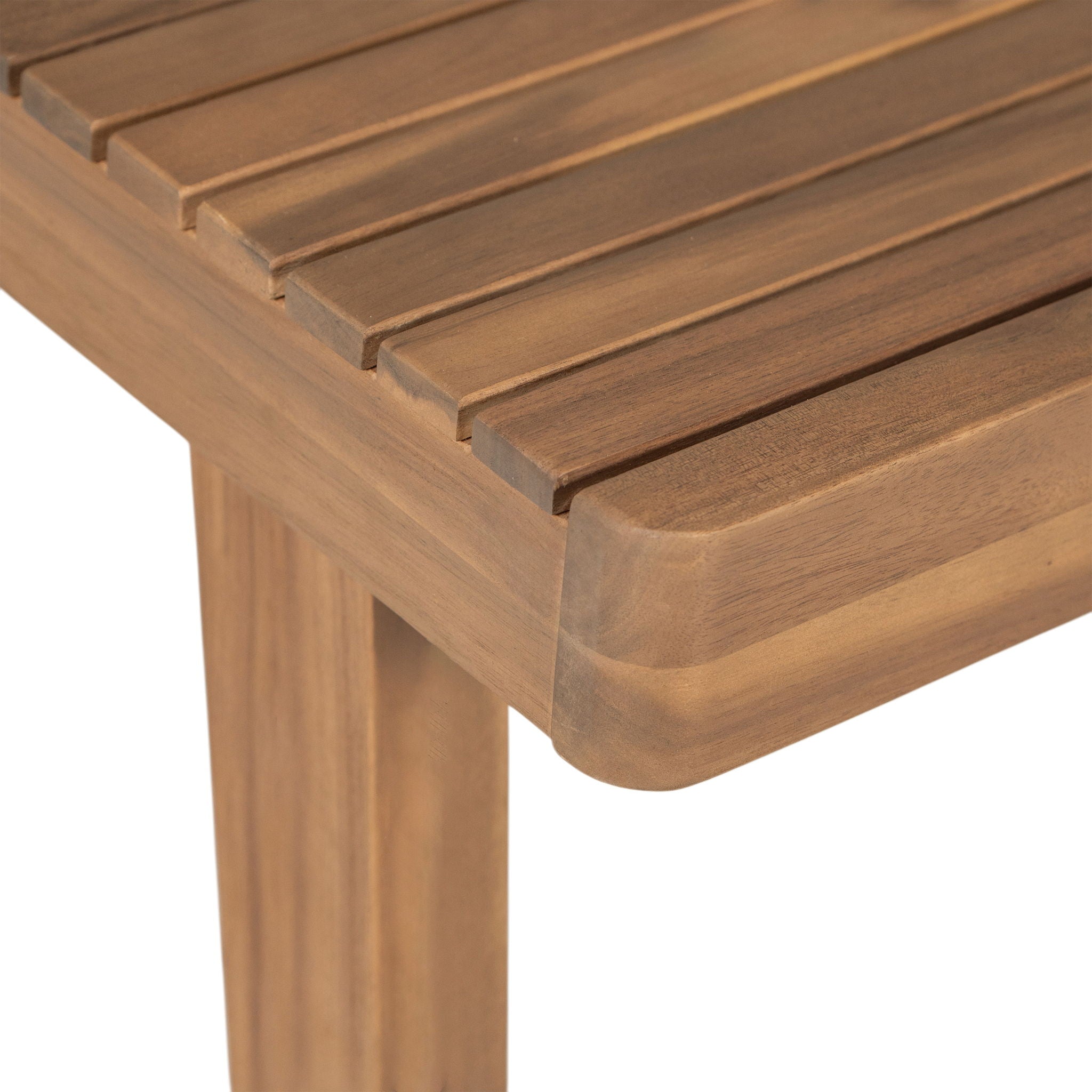 7 Piece Patio Furniture Set Acacia Wood Table And 6 Heavy Duty Cushioned Chairs