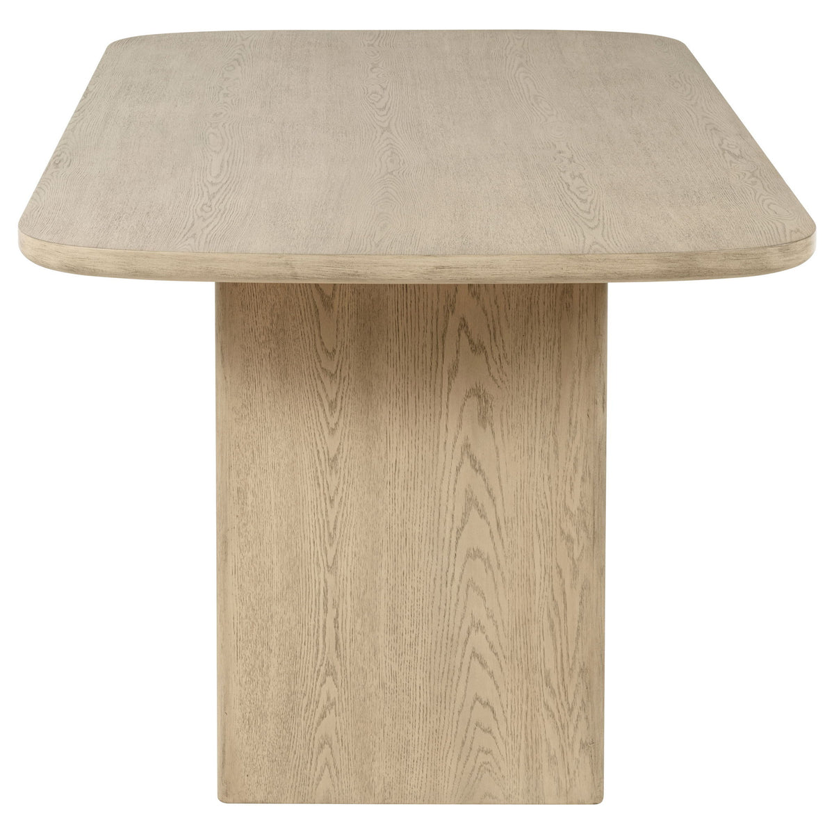 Kimpton - Counter Height Dining Table With Storage Cabinet And Shelves - Beige