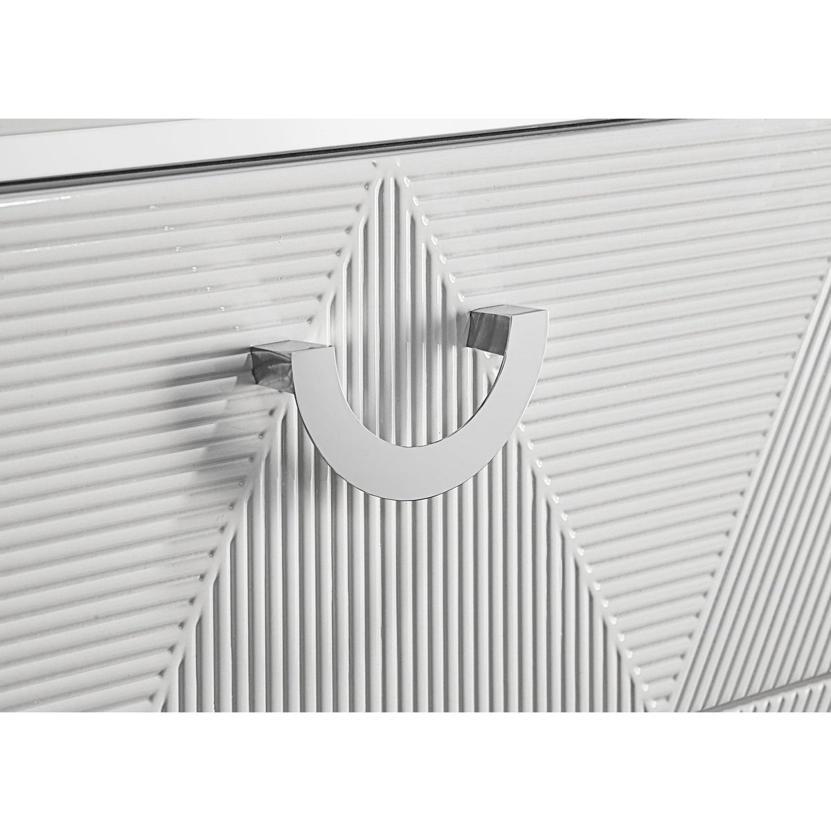 Buckley - 5 Drawer Chest - Gloss White