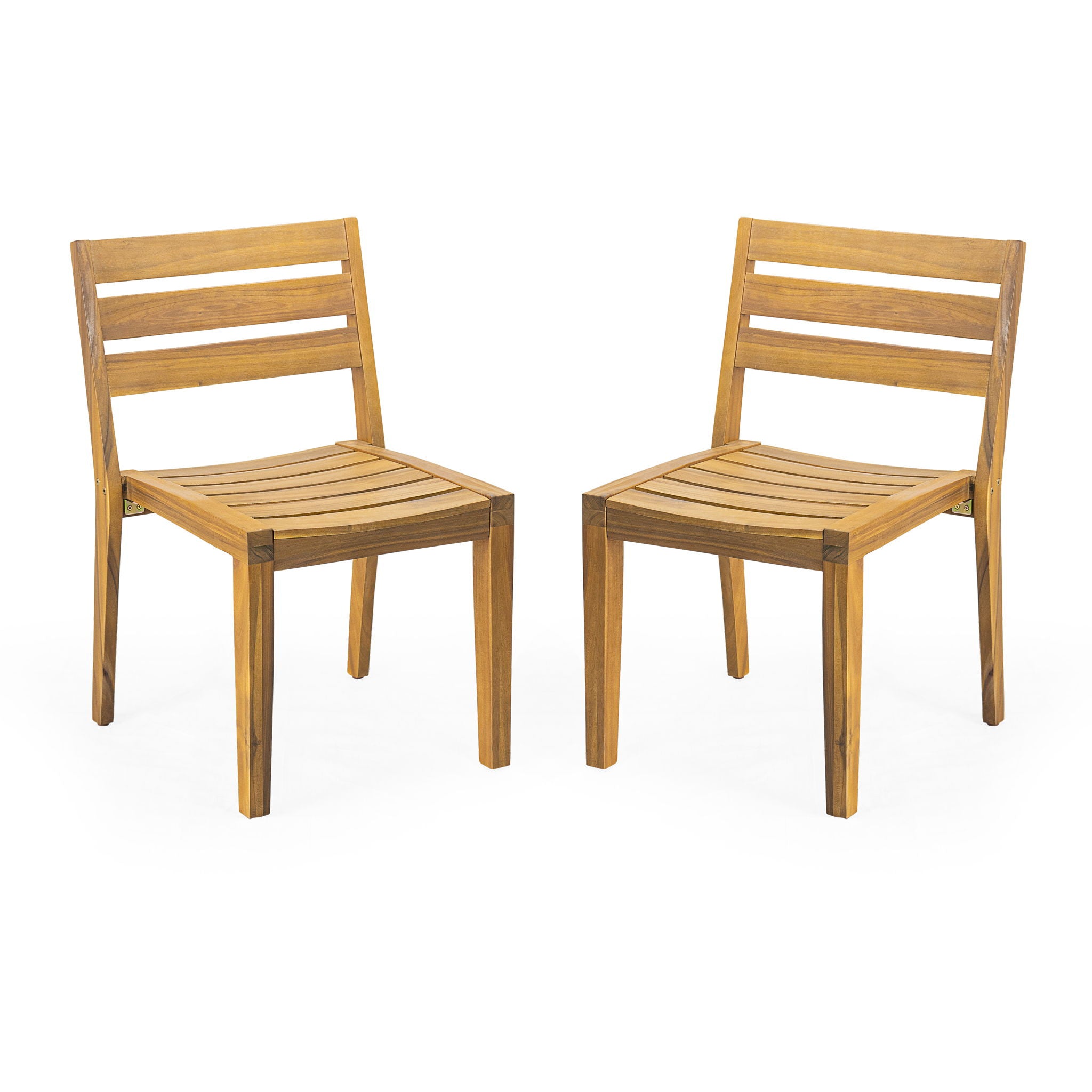 Outdoor 7 Pieces Rustic Patio Dining Set - Teak