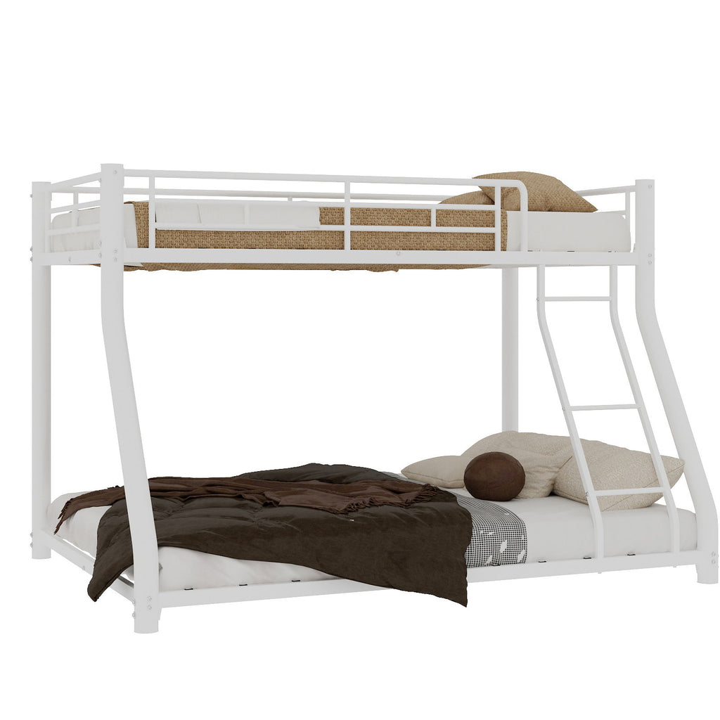 Twin Over Full Bunk Bed - White