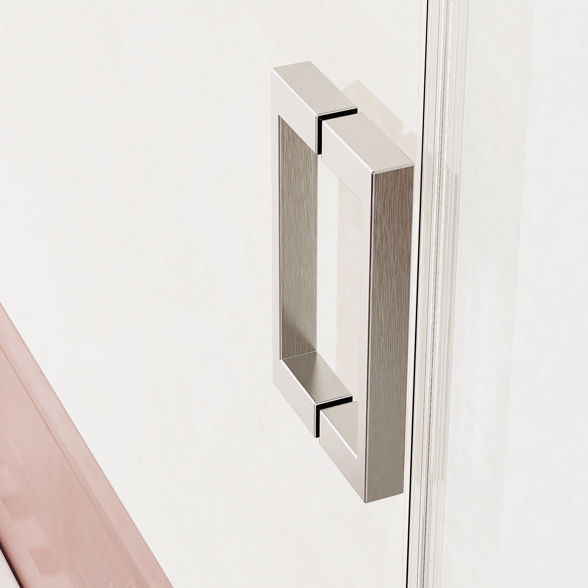 Frameless Single Sliding Shower Door, Sgcc Tempered Glass, Reversible