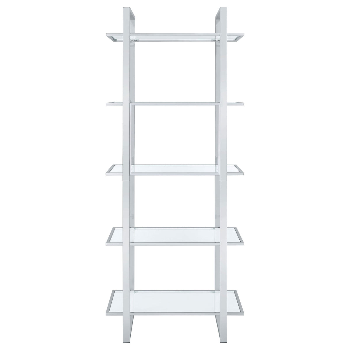 Colfax - 5 Shelf Bookshelf - Clear