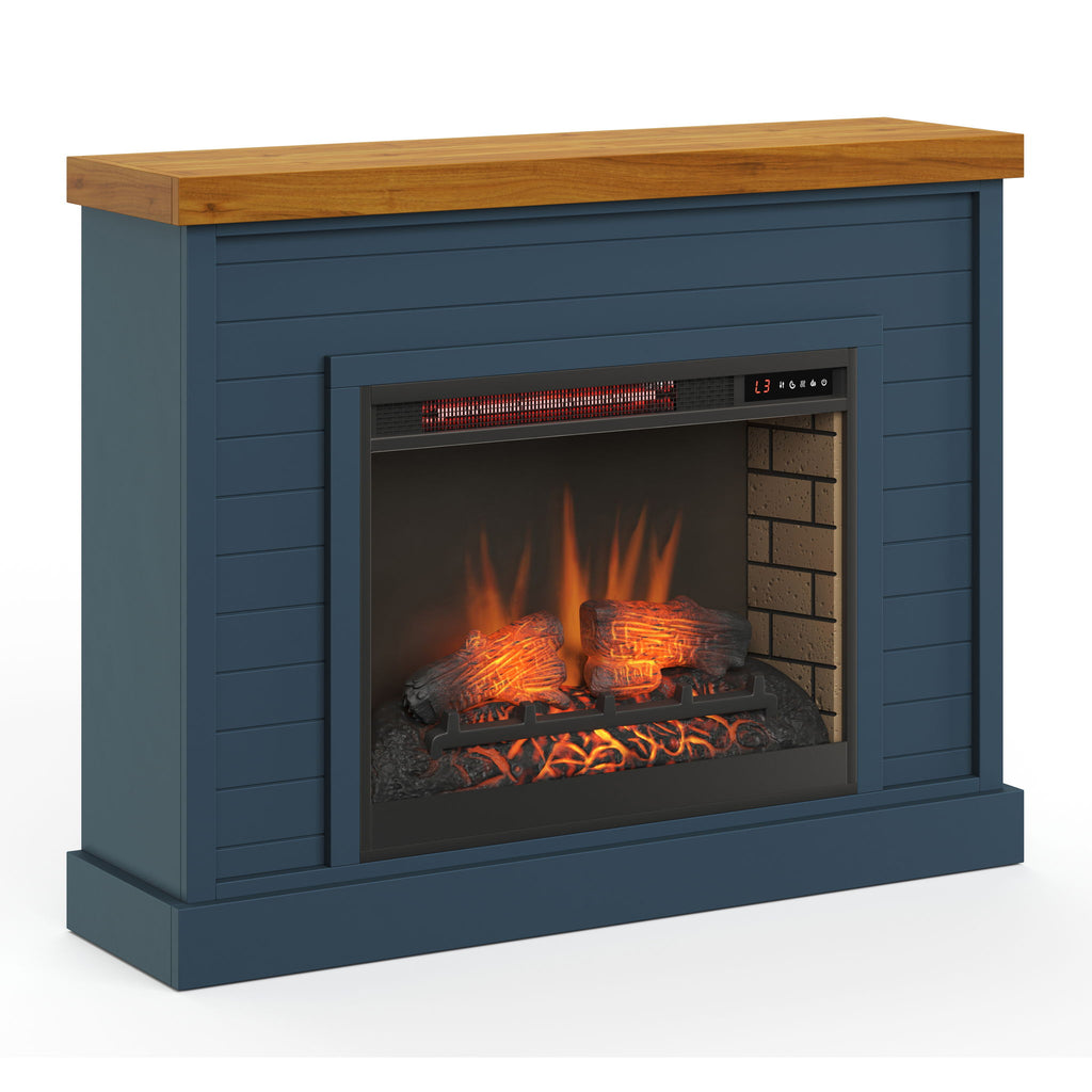 48" Fireplace With Mantel