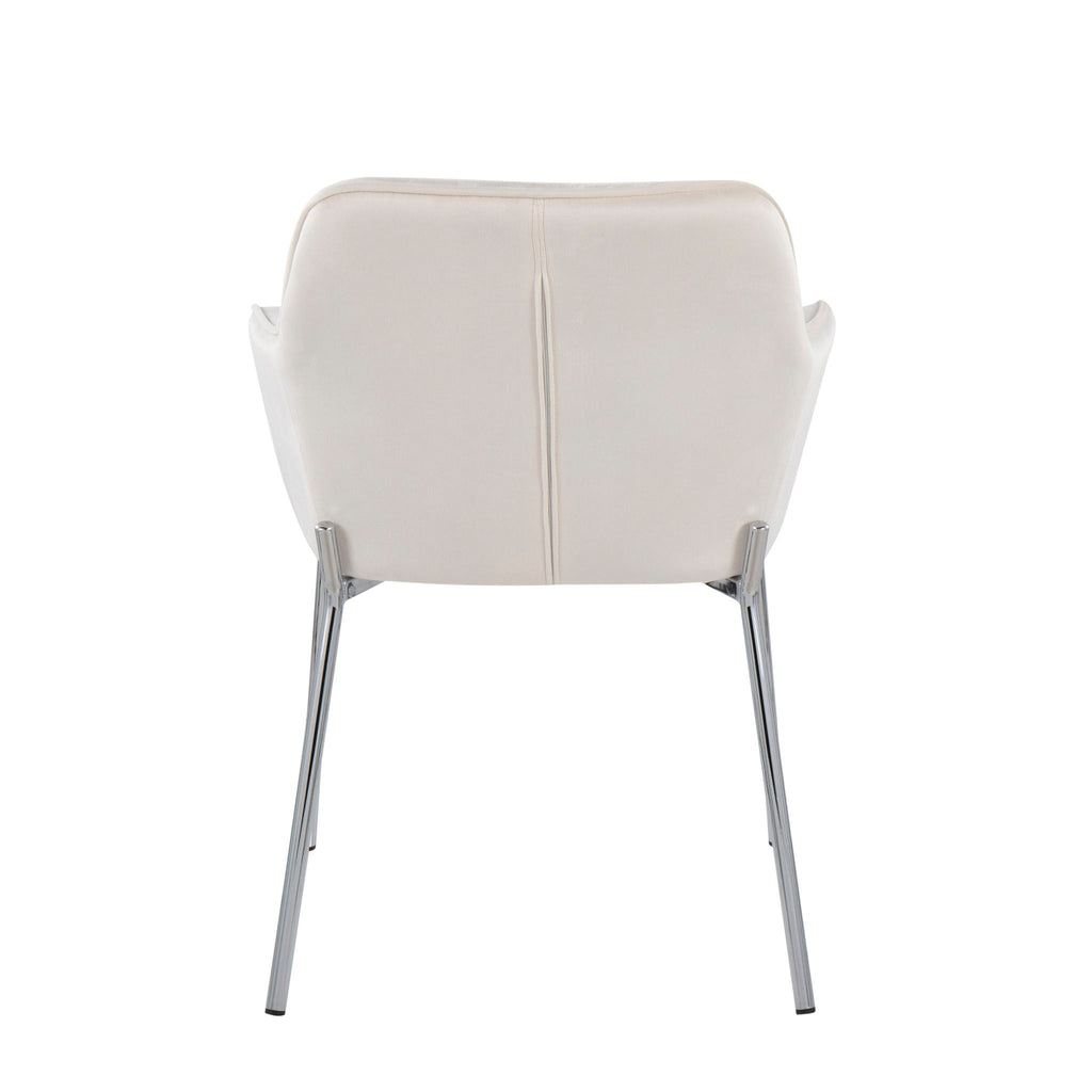 Daniella - Contemporary Dining Chair (Set of 2) - Cream