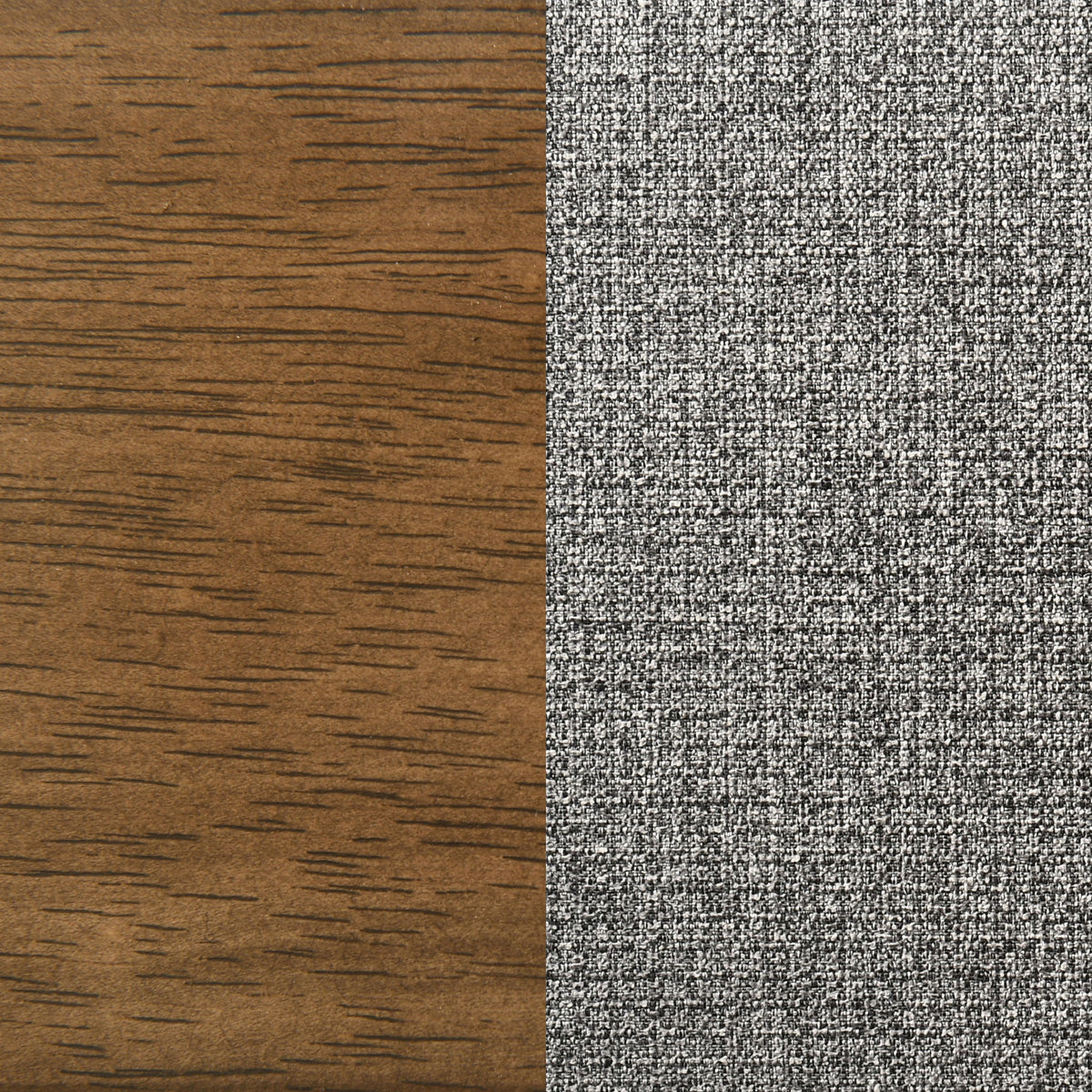 Hutchins - Dining Side Chair (Set of 2) - Gray / Brown