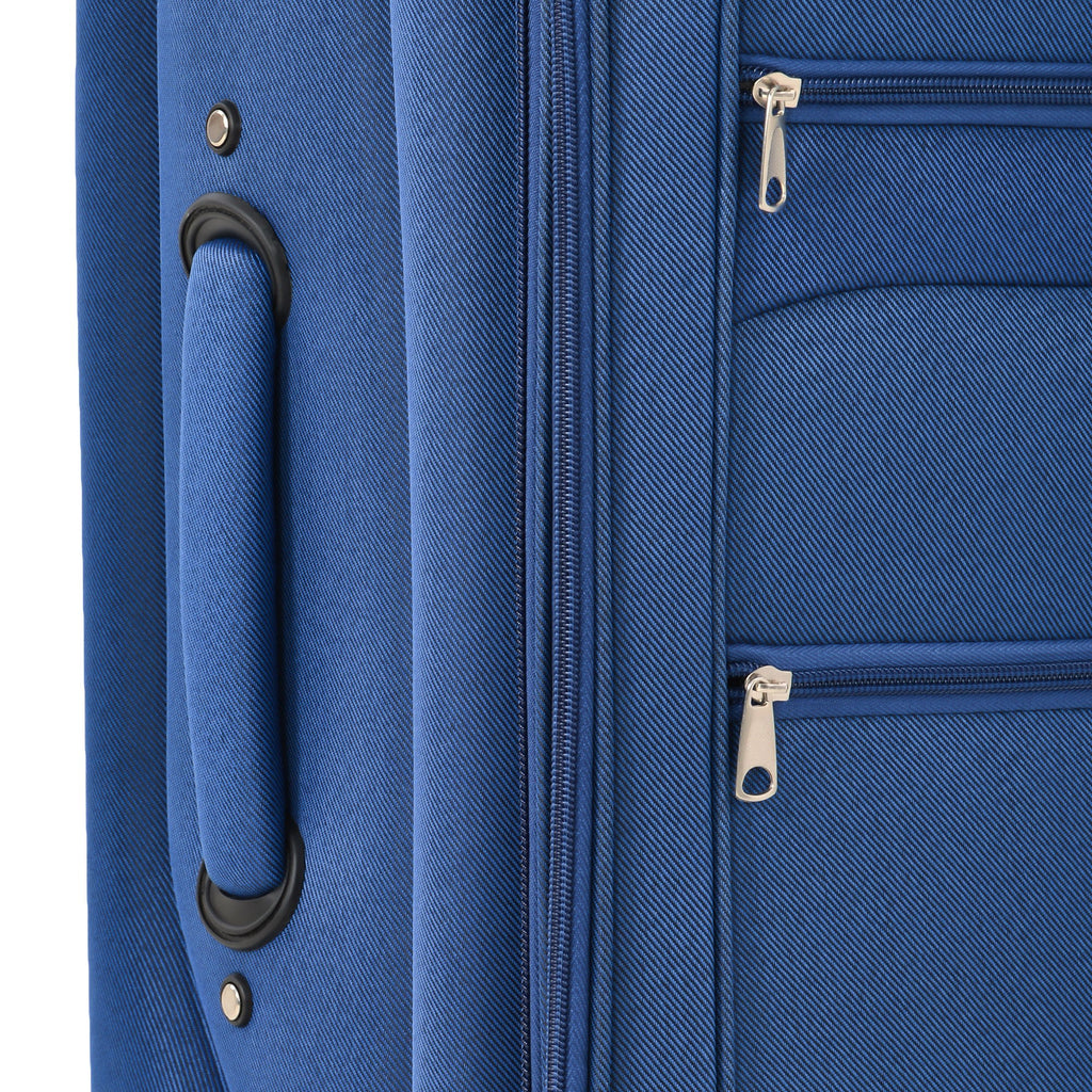 Softside Luggage Expandable 3 Piece Set Suitcase Upright Spinner Softshell Lightweight Luggage Travel Set