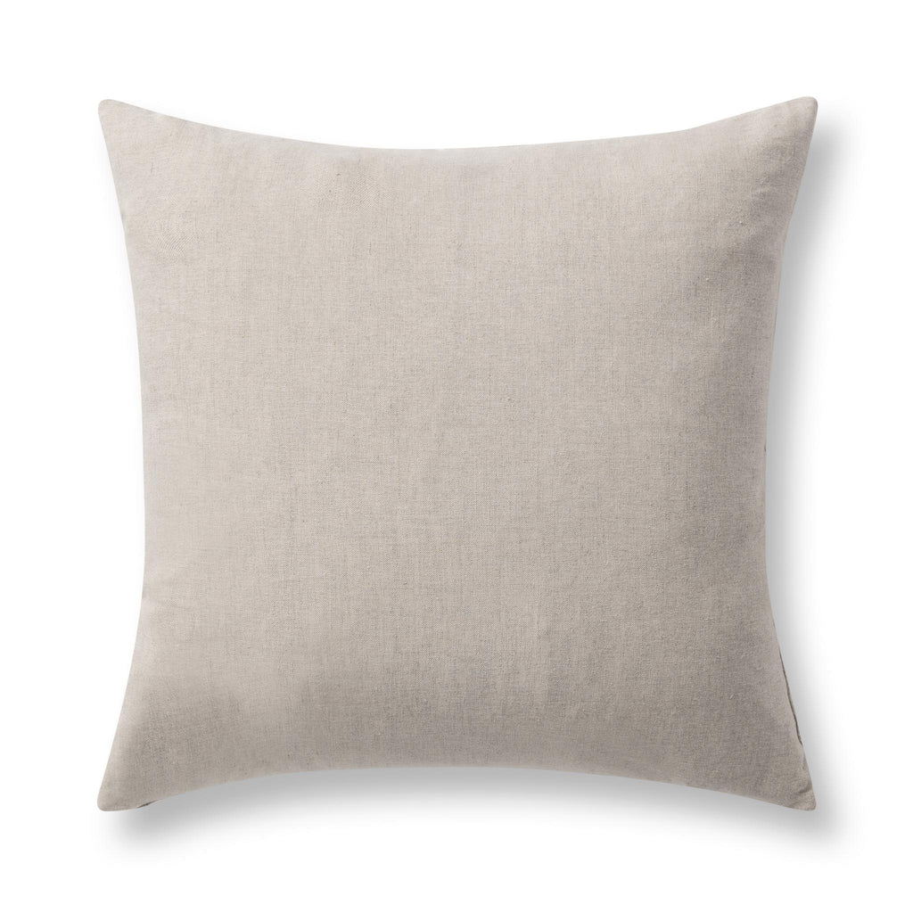 Nisha - 22" x 22" Accent Pillow - Natural / Ivory
