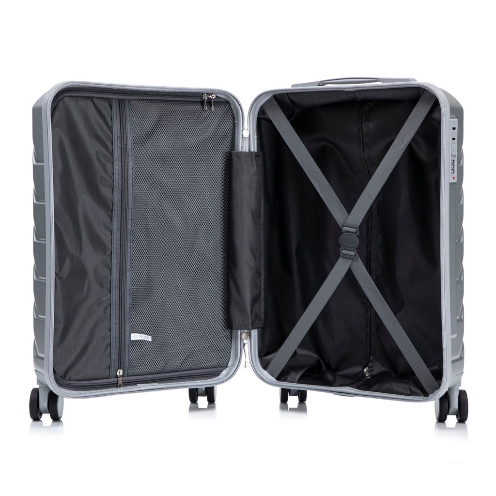 Hard Shell Travel Luggage With Scratch Resistant Surface