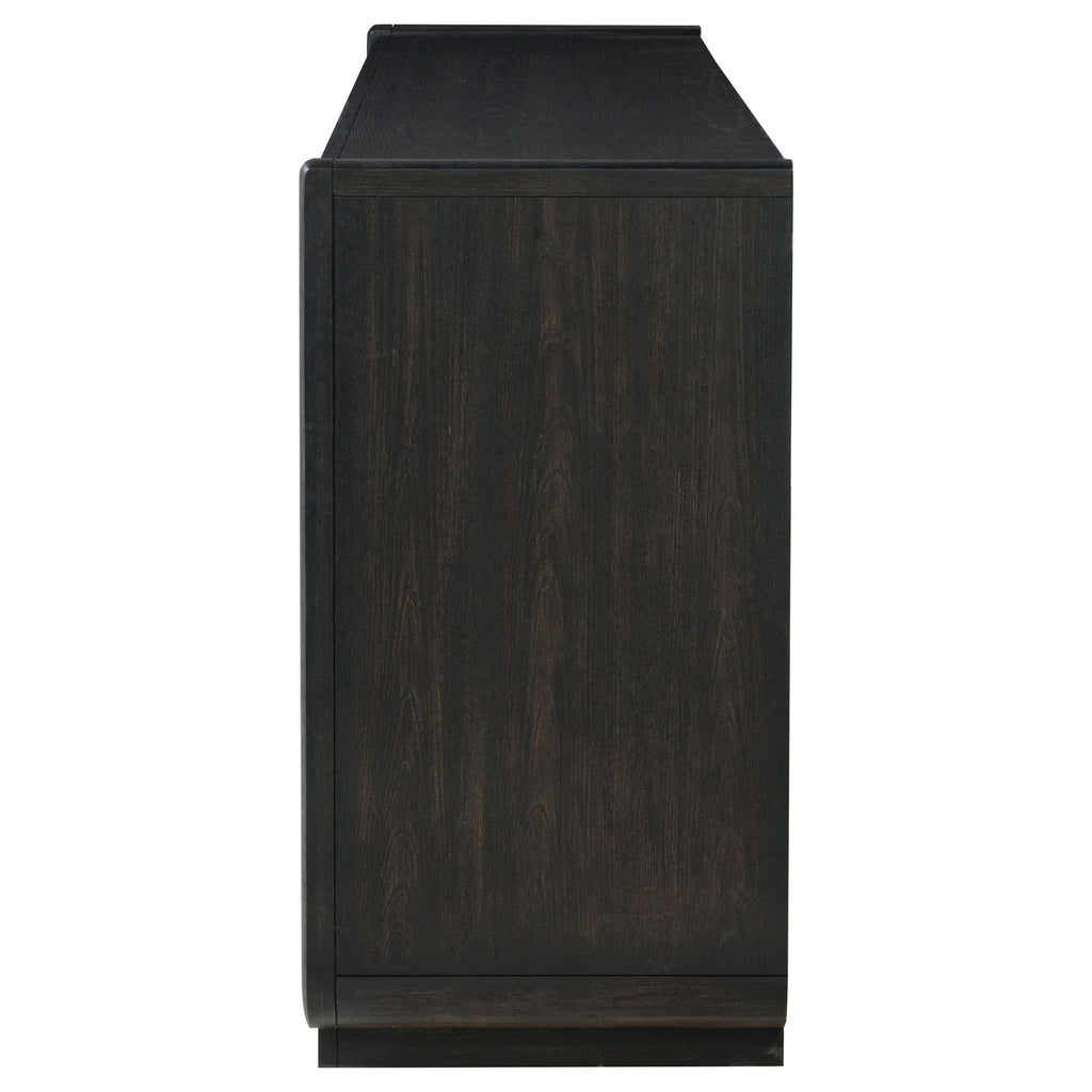 Bangor - 8 Drawer Bedroom Dresser Cabinet - Black