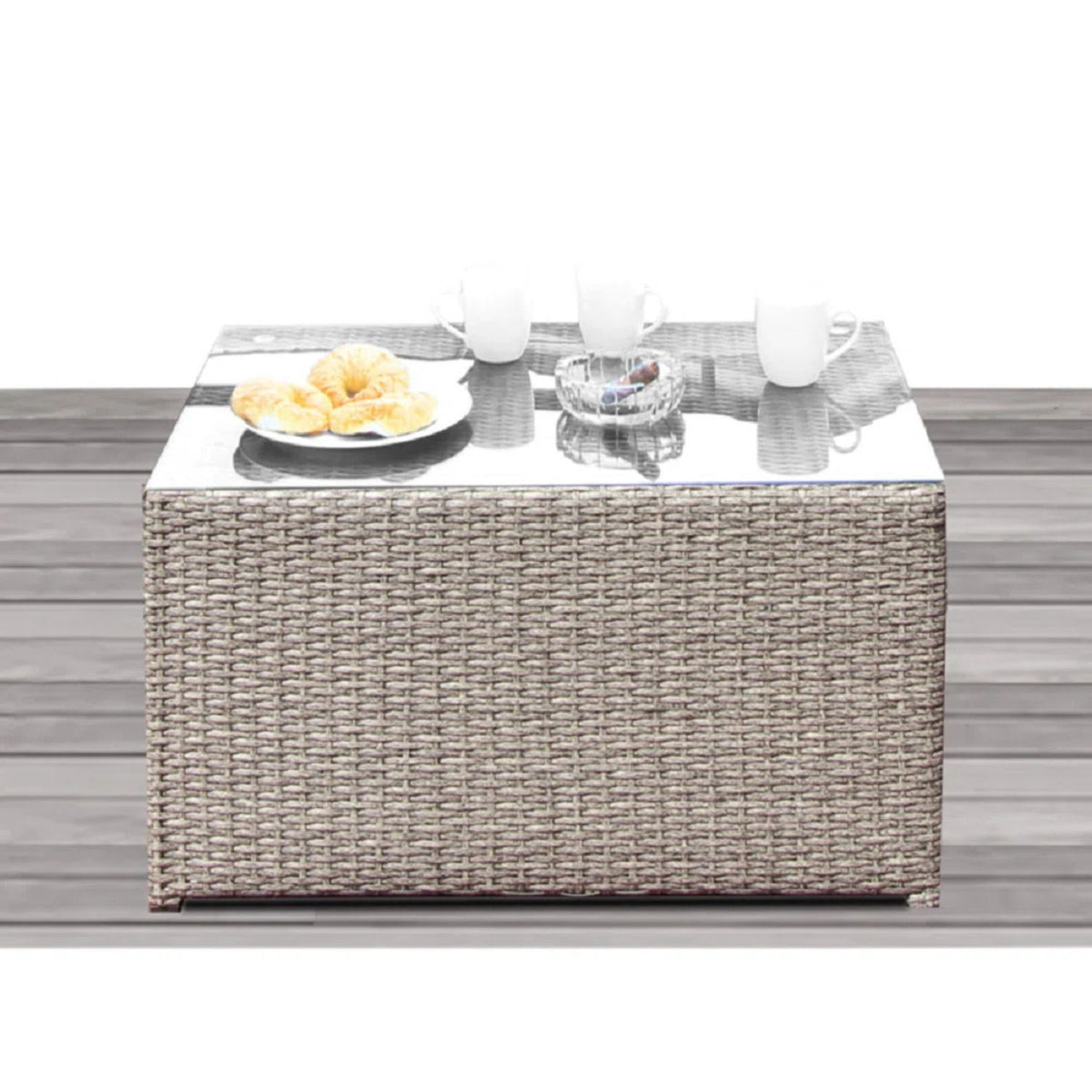 8 Piece Patio Set Cushions - Gray Mix