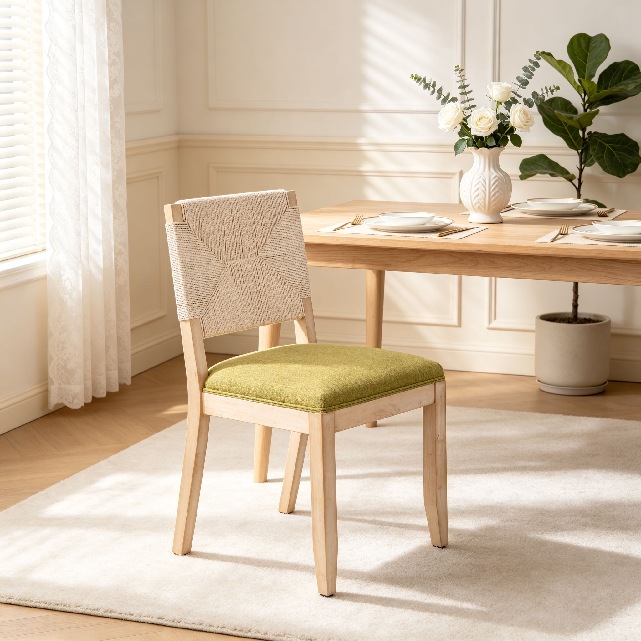 French Country Dining Chairs (Set of 2)