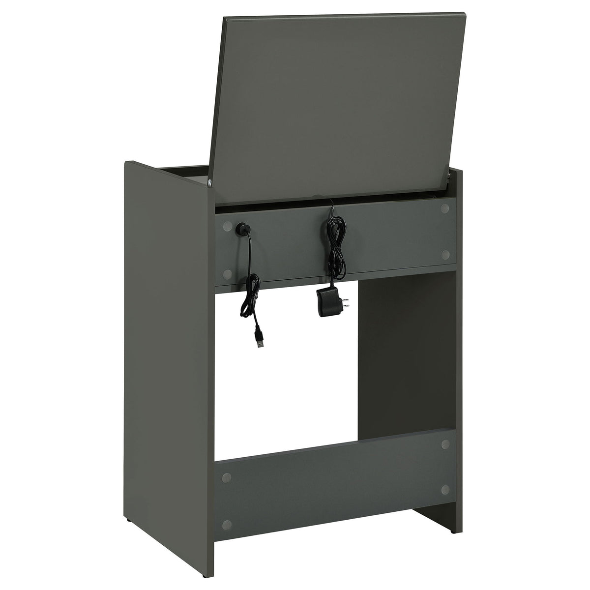 Ayuba - 3 Drawer Makeup Vanity Table With Mirror And Stool