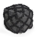 Jumanji - Handcrafted Wool And Cotton Pouf - Brown