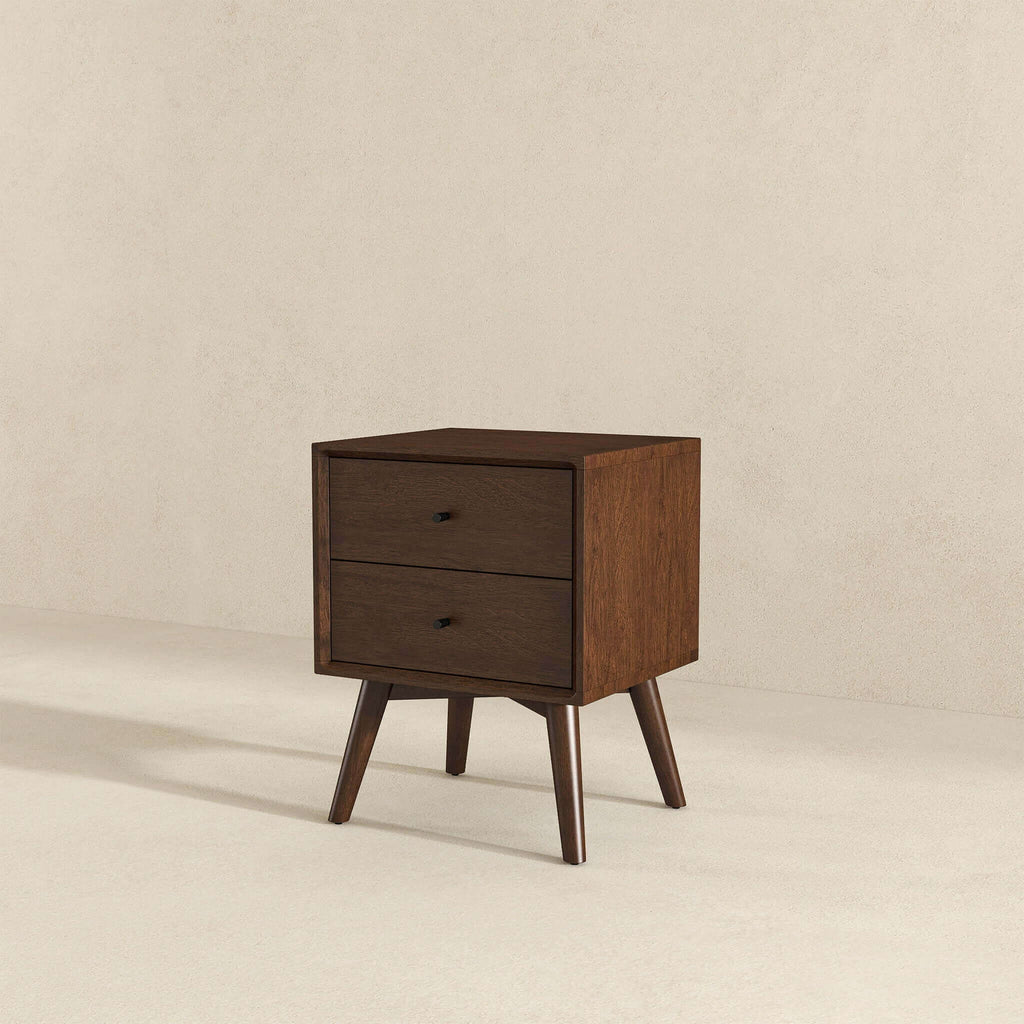 Caroline - Mid-Century Modern Style Night Stand 2 Drawer