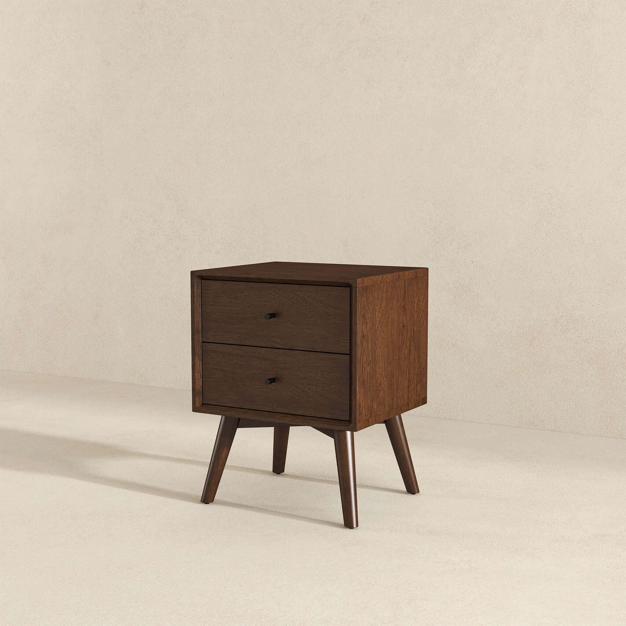 Caroline - Mid-Century Modern Style Night Stand 2 Drawer