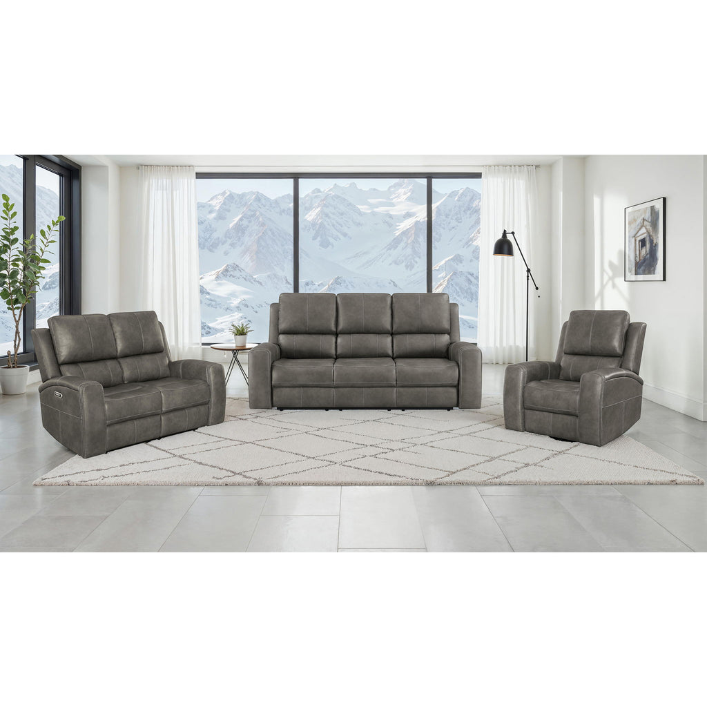 Boyce - Triple Power Reclining Sofa With Independent Headrest