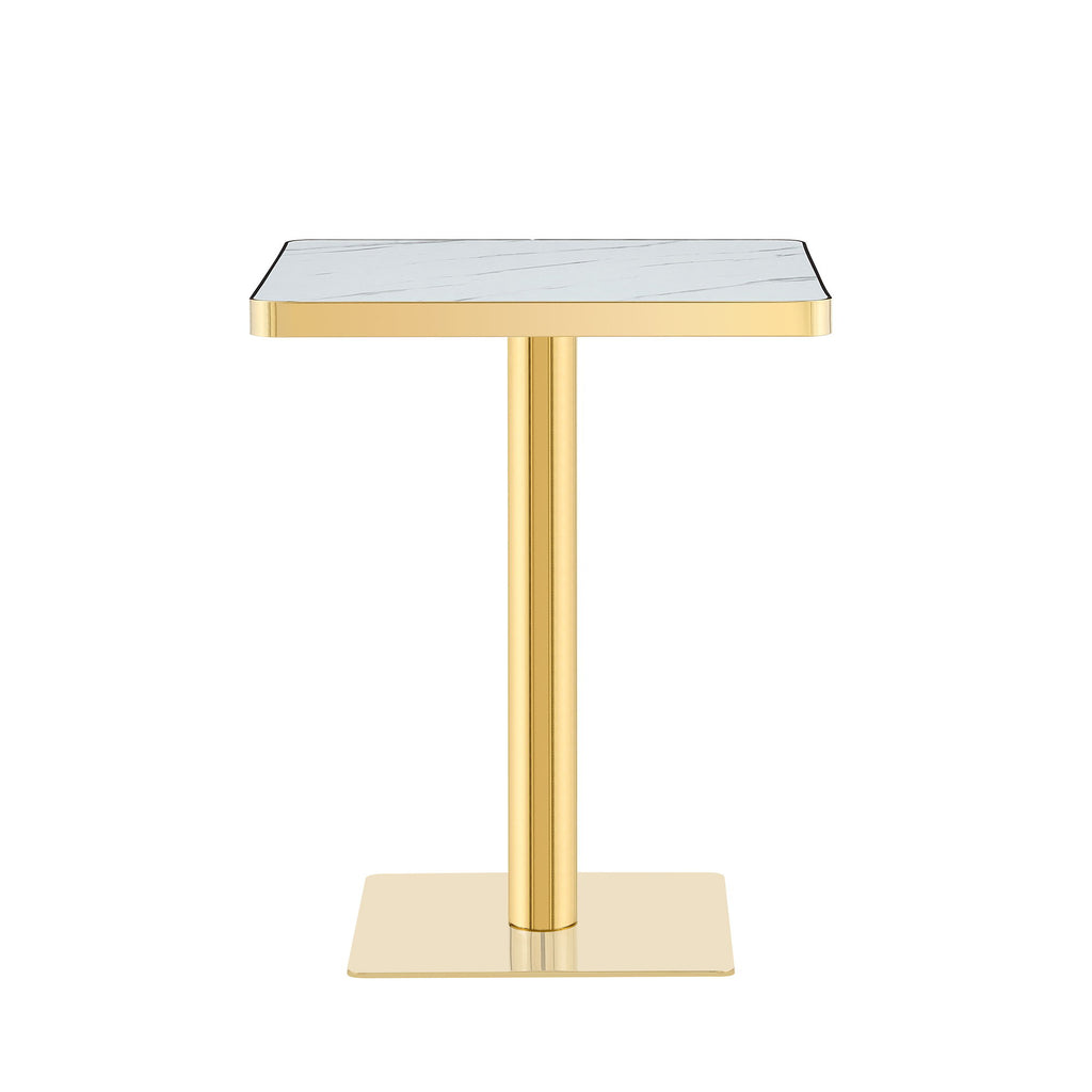 Square Small Kitchen Table With Pedestal Base
