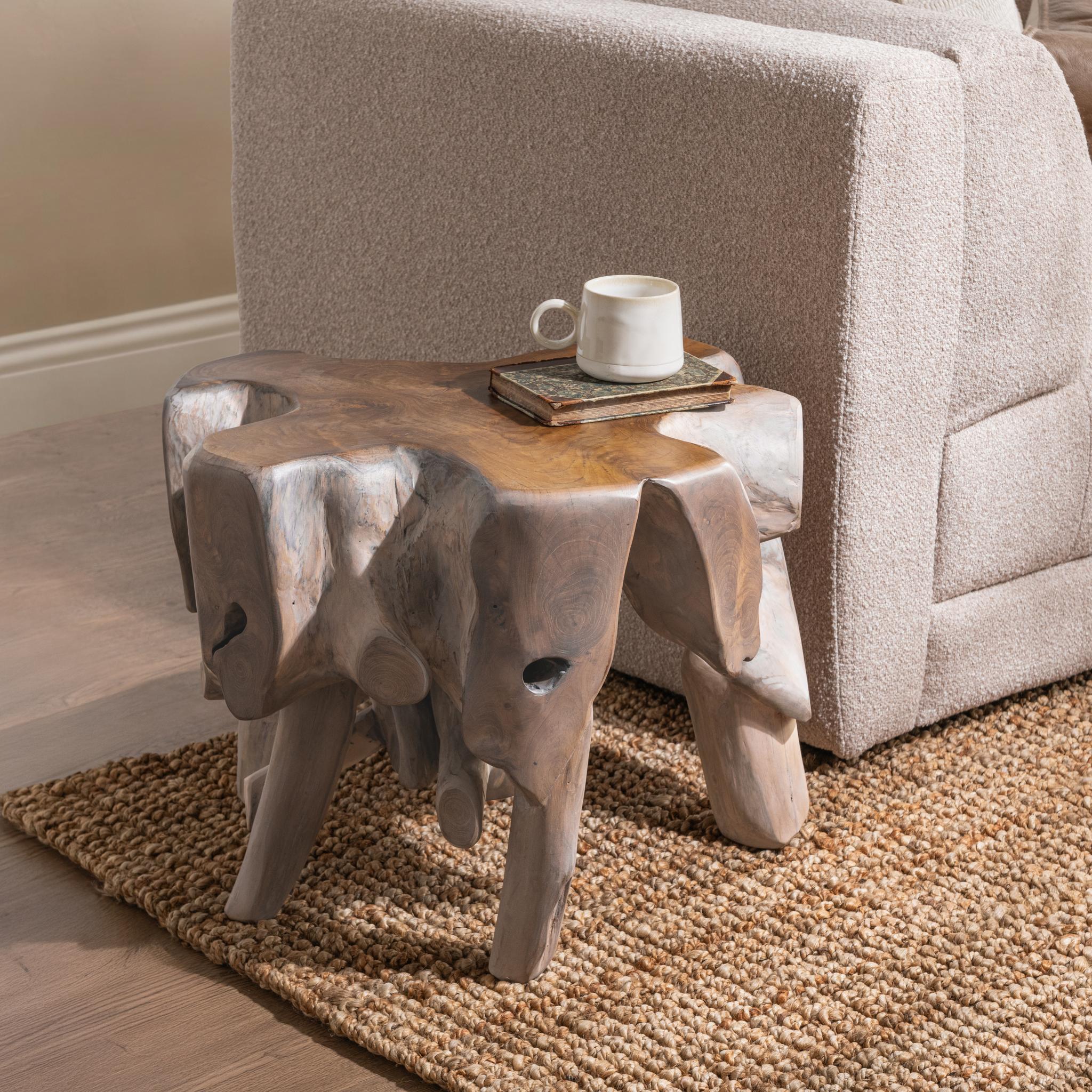 Cypress - Teak Root End Table