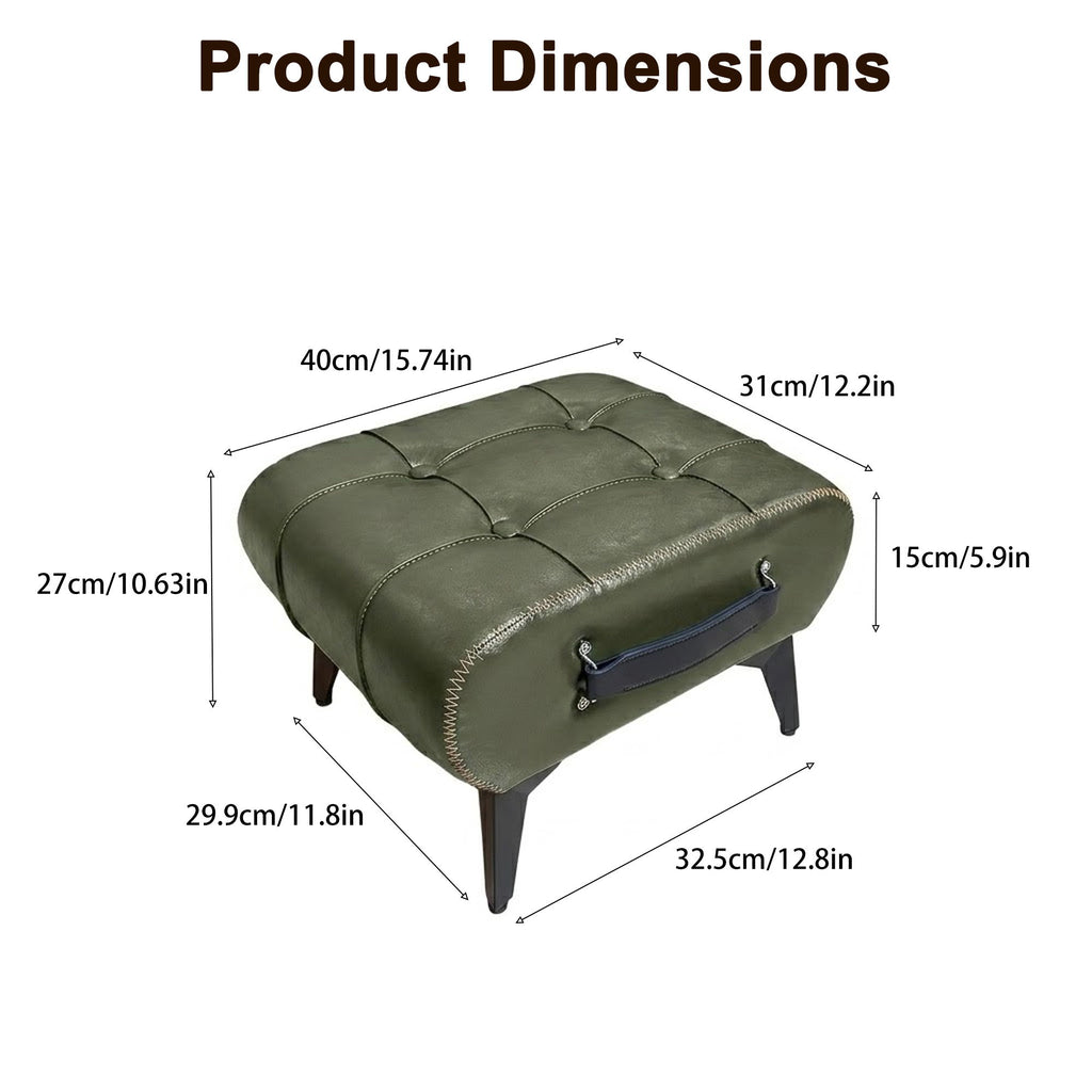 Minimalist Footstool With Hidden Storage