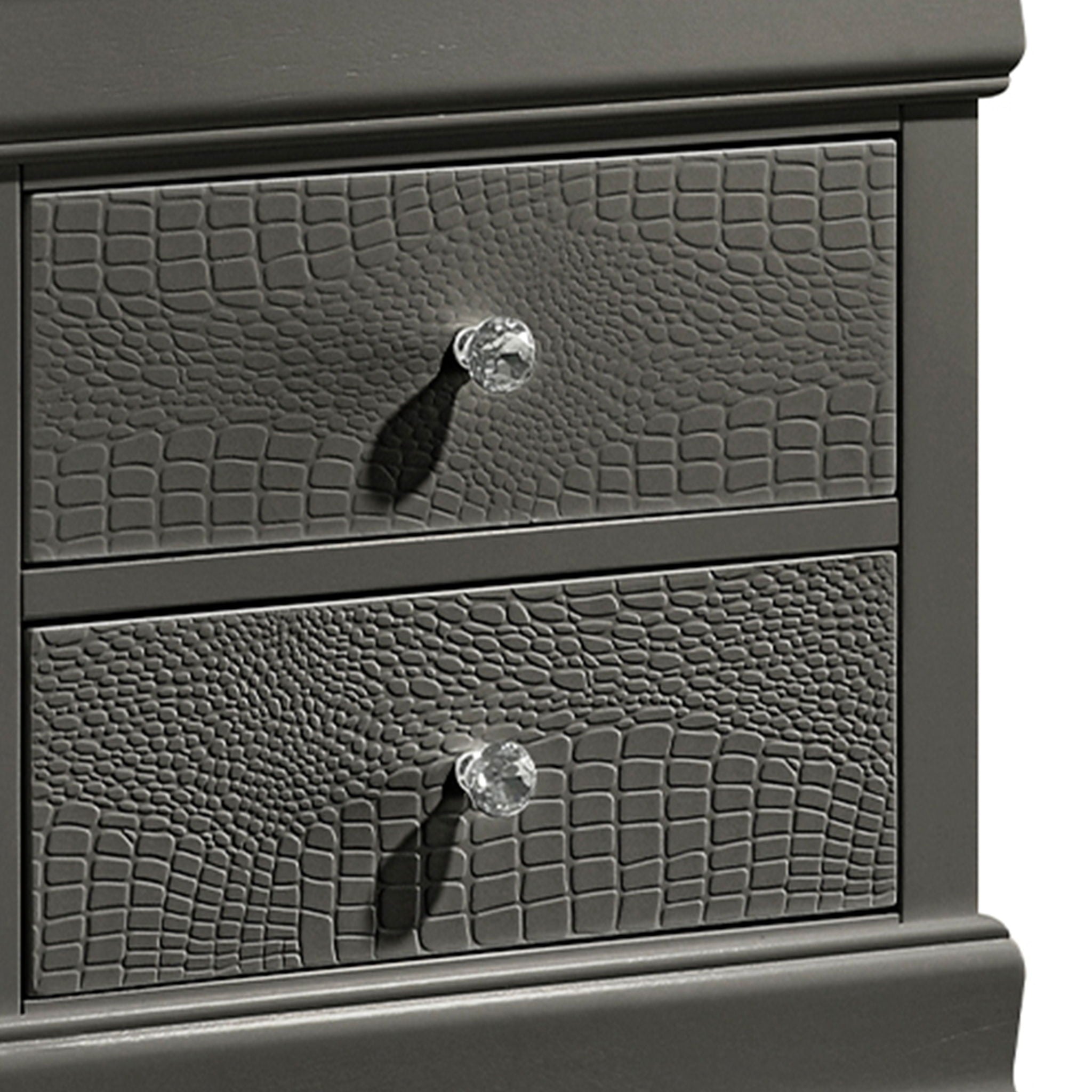 Blaze - 2 Drawer Modern Nightstand