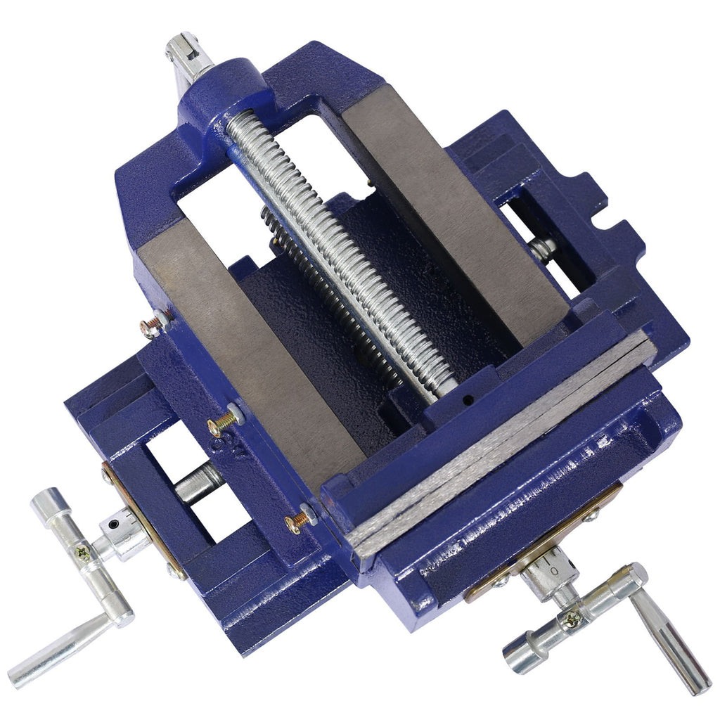 Industrial Quality Cross Slide Vise, Drill Press Metal Milling 2 Way X - Y