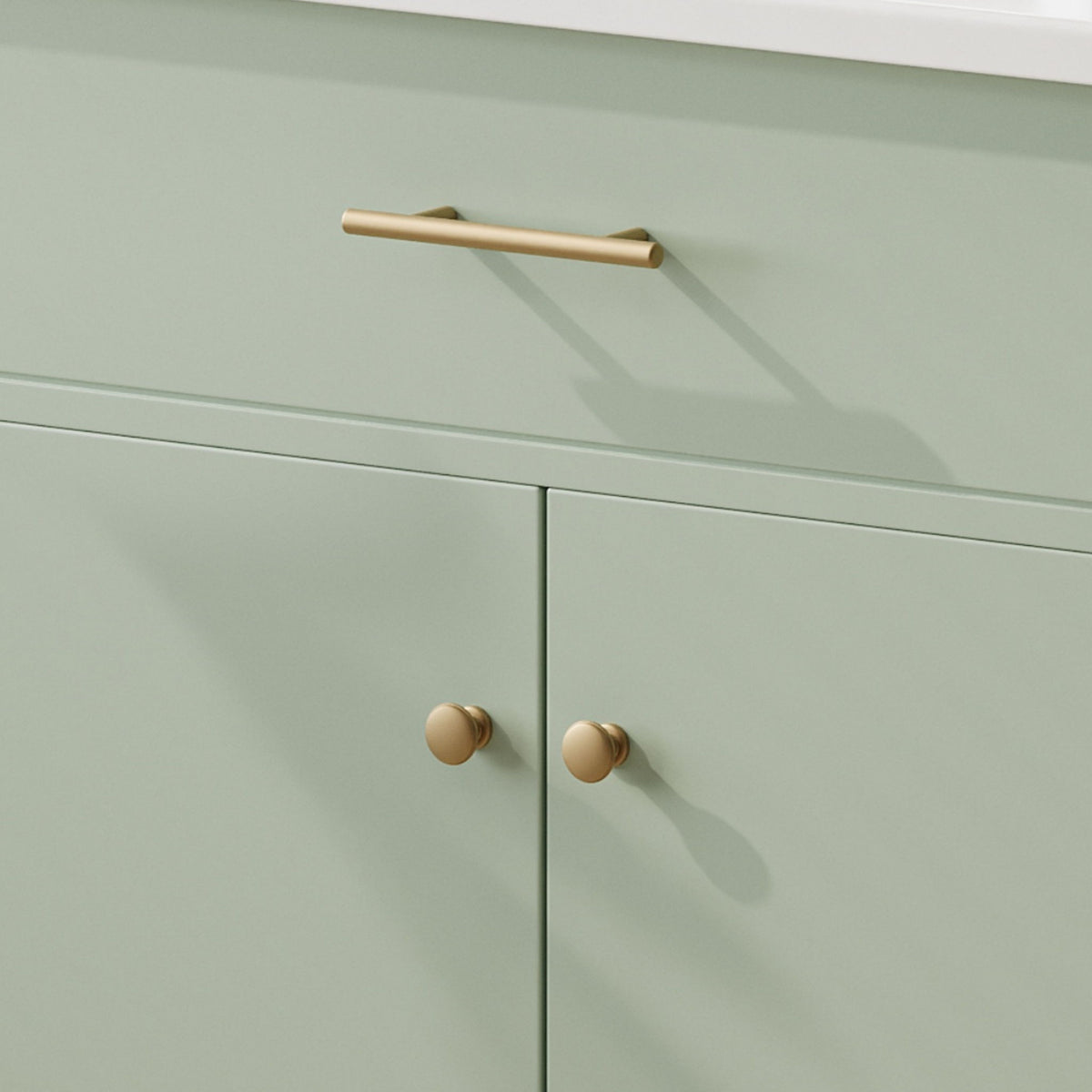 Bathroom Vanity With Sink, Soft Close Doors And Adjustable Shelf