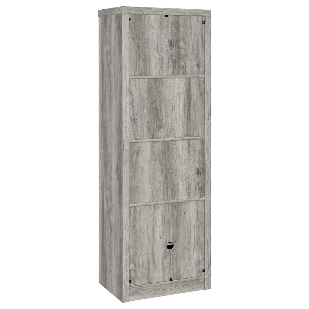 Conifer - 3 Shelf Media Tower - Gray