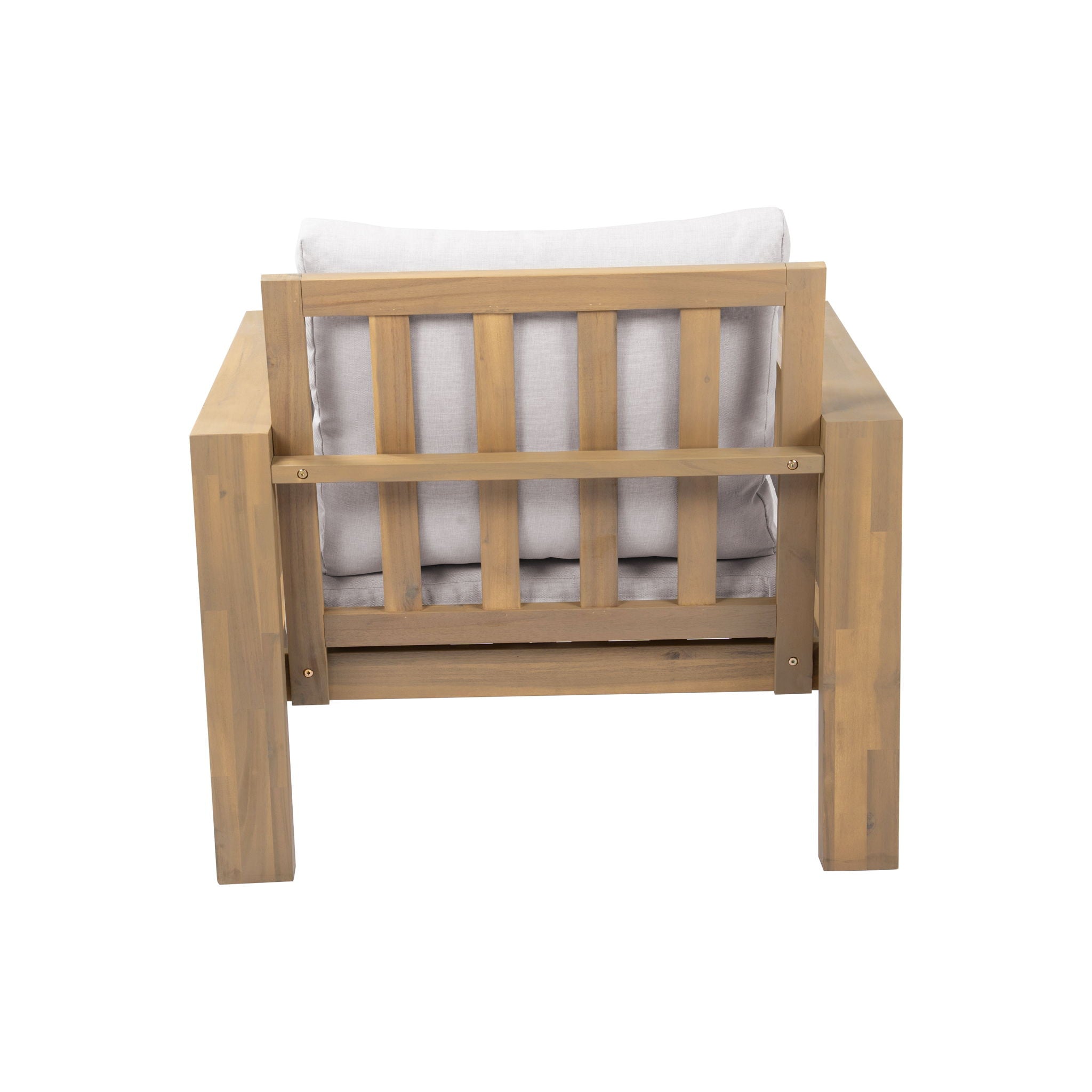 Stylish Outdoor Chair Set With Cushions For Garden (Set of 2)