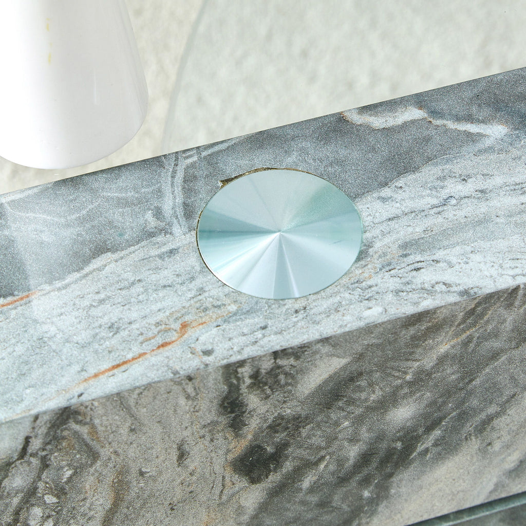 Contemporary Artistic Double Layer Coffee Table