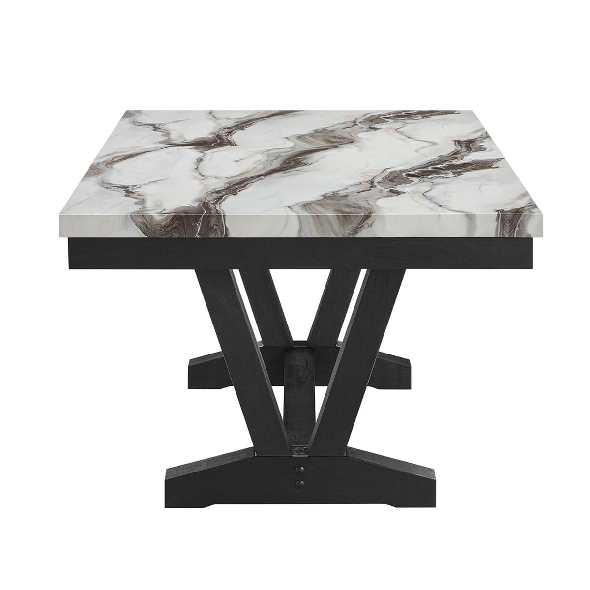 Panda Oceanic - Dining Table And Chairs Set - Black