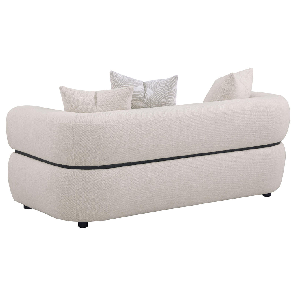 Ramsay - Round Arm Loveseat - Beige