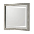Jazz - LED Mirror With Touch Sensor Switch (Dresser Not Included) - White