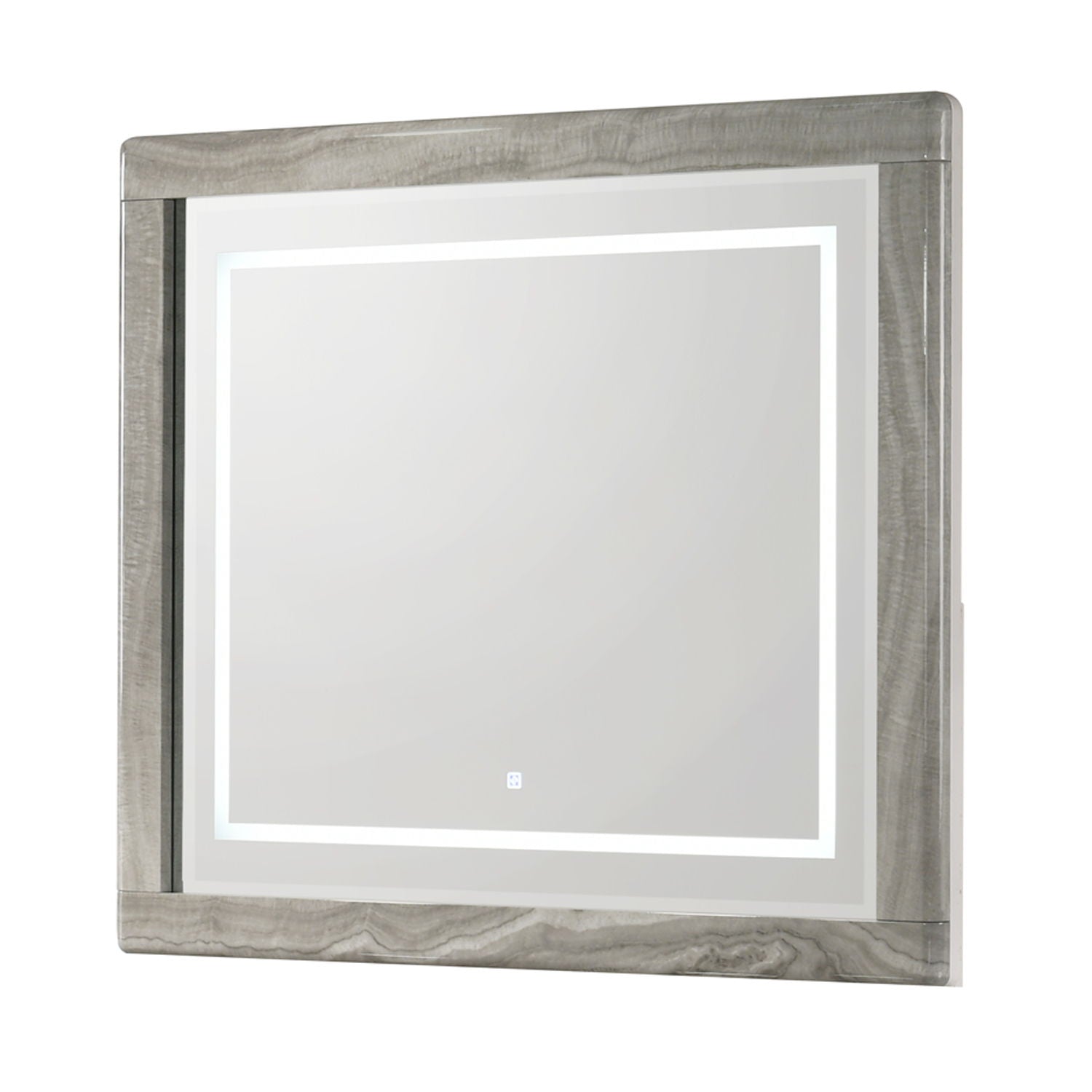 Jazz - LED Mirror With Touch Sensor Switch (Dresser Not Included) - White