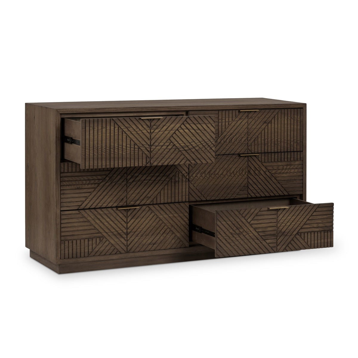 Santa - 6-Drawer Dresser - Toasted Brown
