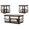 Arrize - Coffee And End Table Set With Scroll Legs