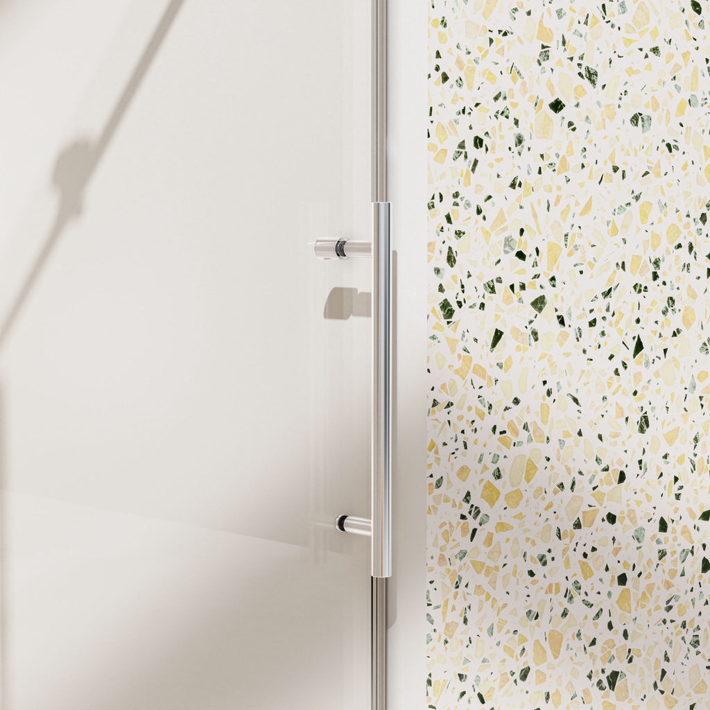 Frameless Single Sliding Soft Close Shower Doors, 5 / 16" Sgcc Tempered Glass - Chrome