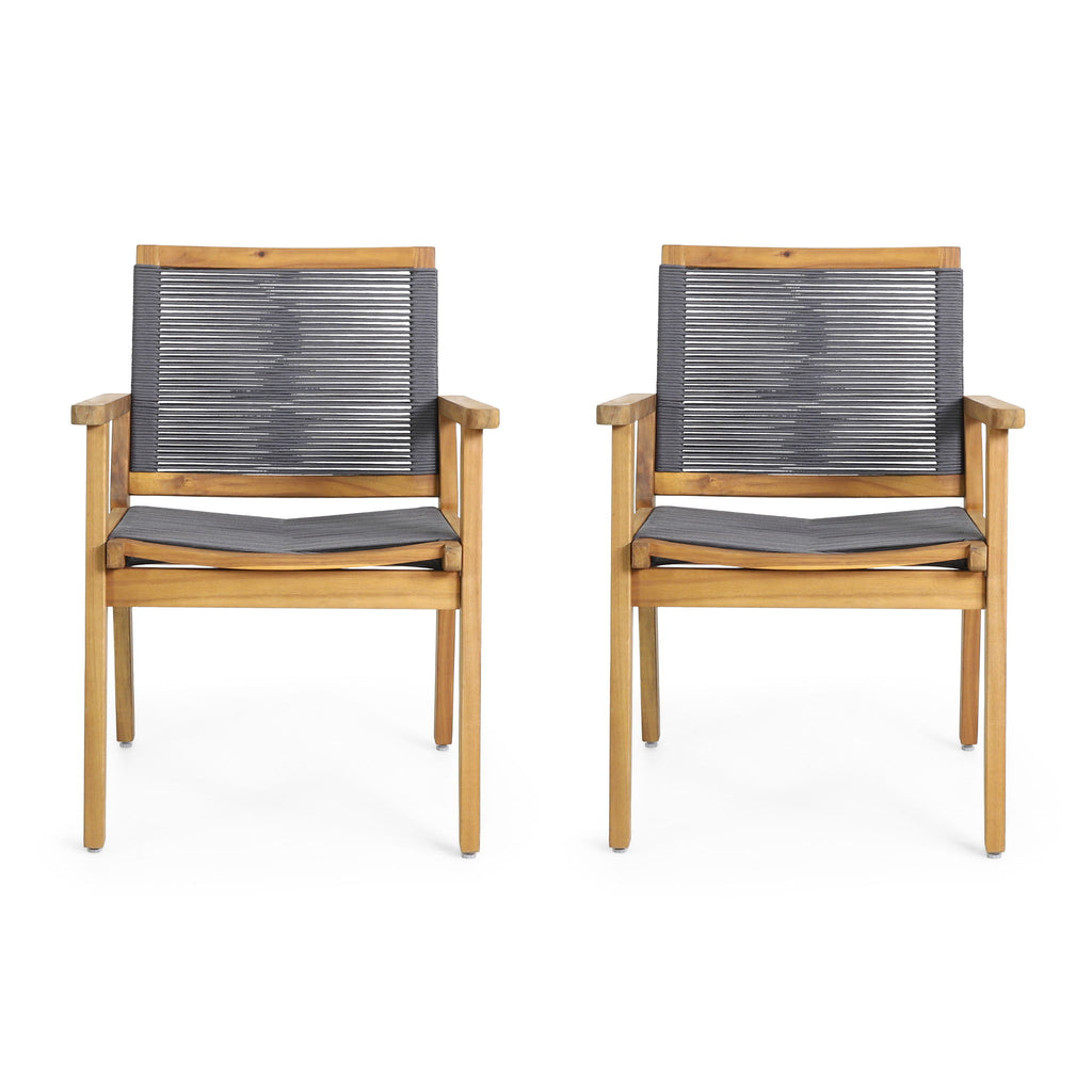 Outdoor Rope Dining Chair (Set of 2)