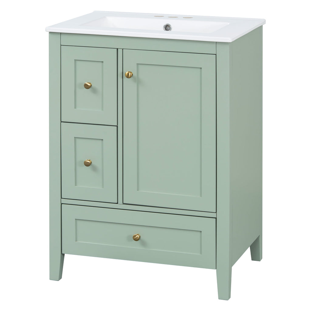 Bathroom Vanity With Storage, Removable Dividers