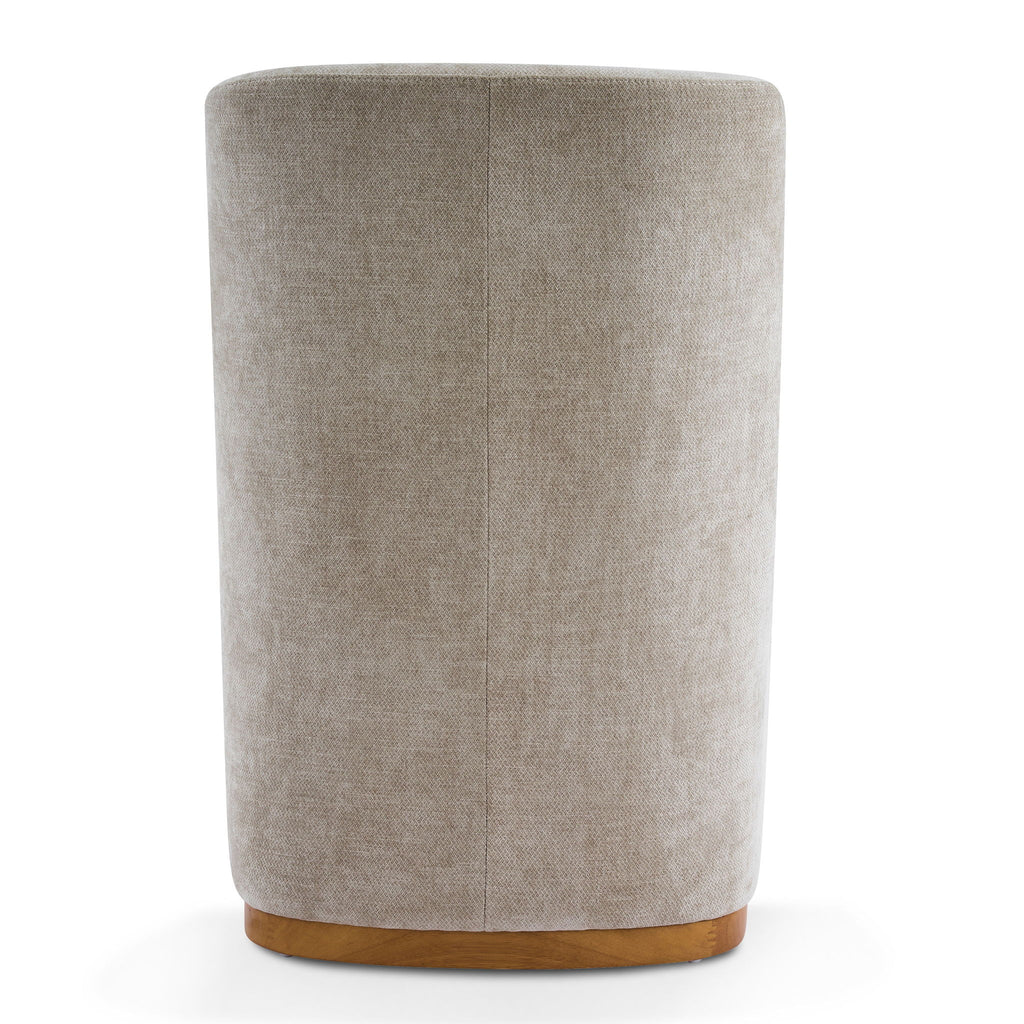 Indoor Upholstered Dining Chair (Set of 2) With Sturdy Frame - Oatmeal