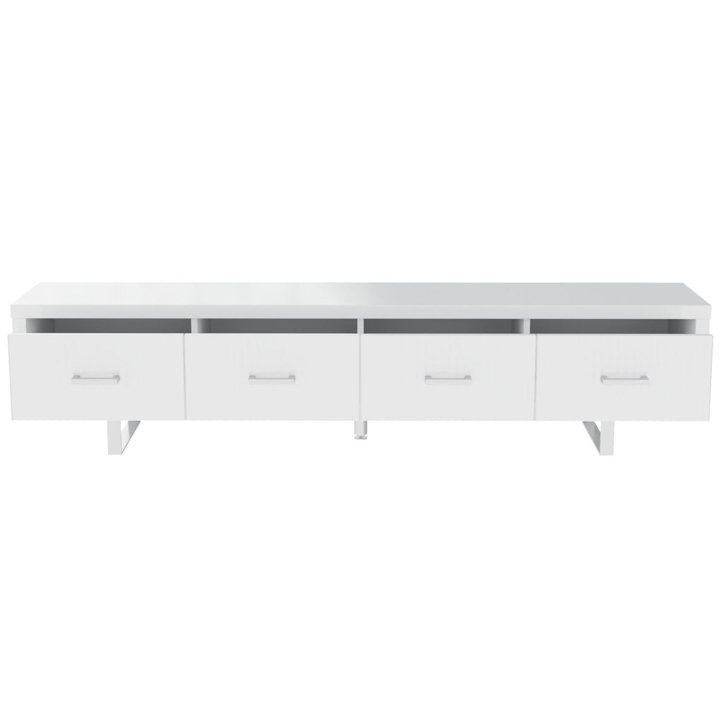 TV Stand With Slatted Drawers