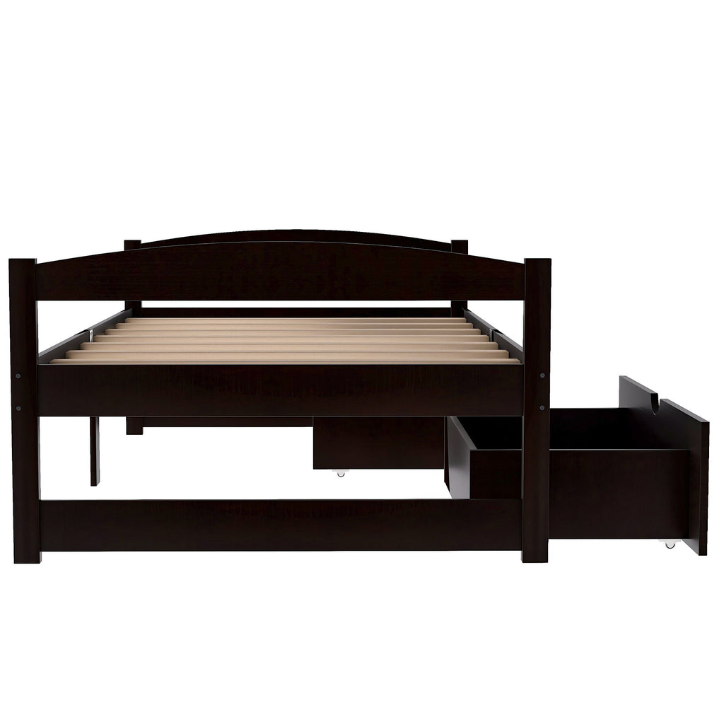 Platform Bed With 2 Drawers