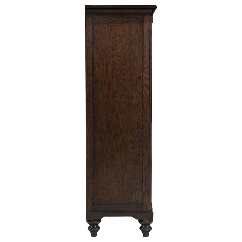 Berwick - 6 Drawer Chest With Door - Dark Oak