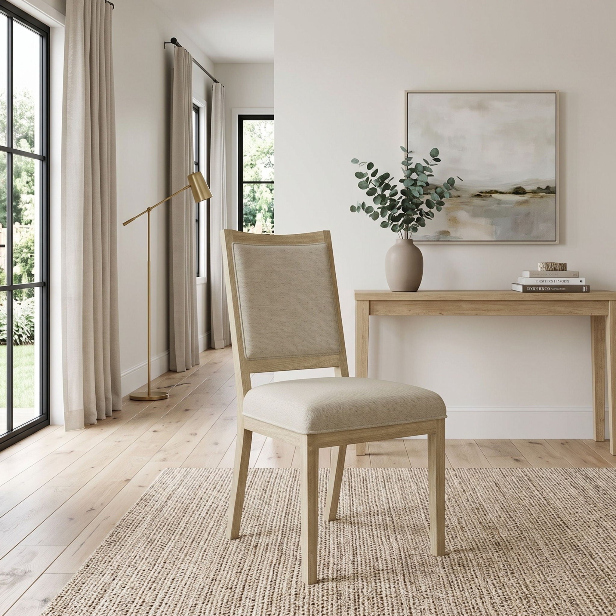 Adeline - Side Chair - Natural Wood Wash